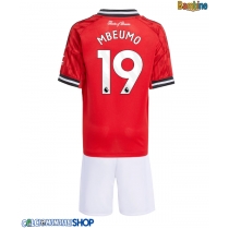 Maglie da calcio Manchester United Bryan Mbeumo #19 Prima Maglia Bambino 2025-26 Manica Corta + Pantaloni corti)